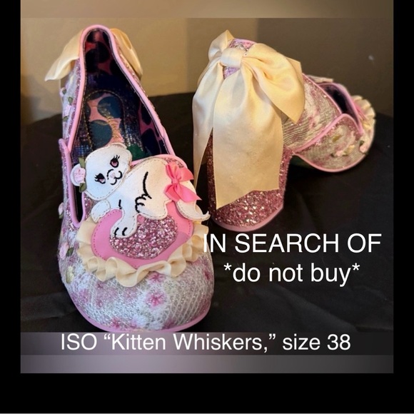 Irregular Choice Kitten Whiskers Shoes Size 38
